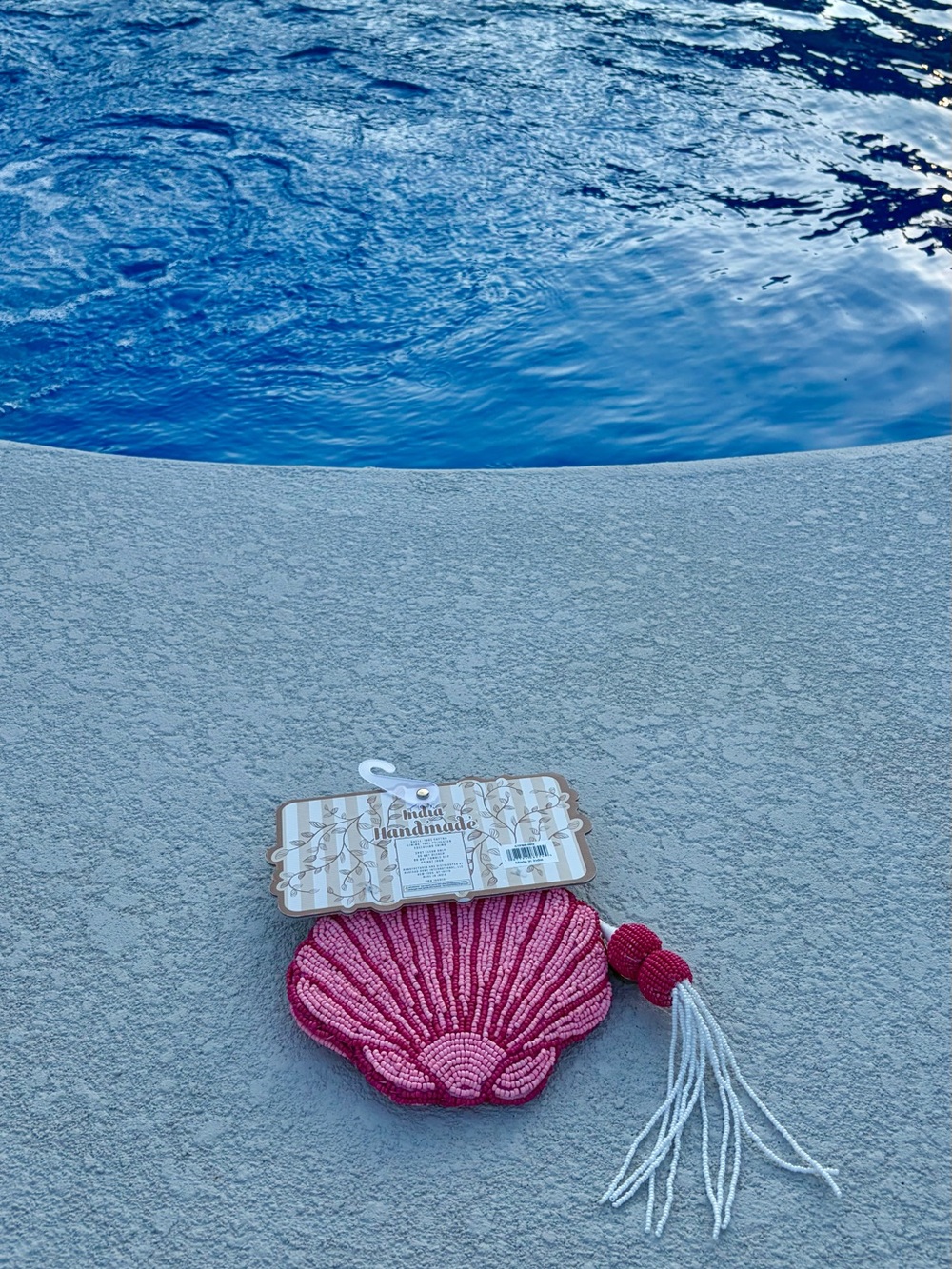 VIRAL BEADED BAG - PINK SEASHELL WALLET 2026 - Picture 6 of 9